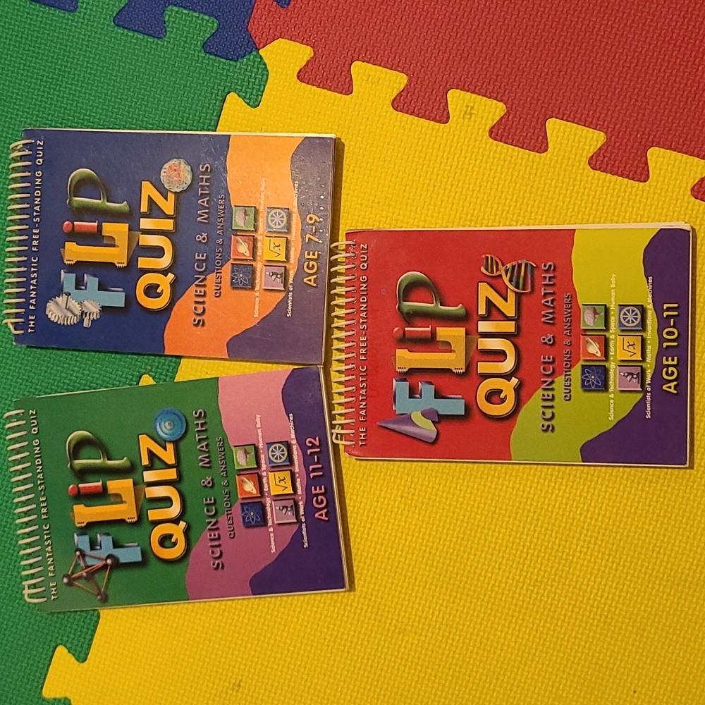 Flip Quiz - set of 3